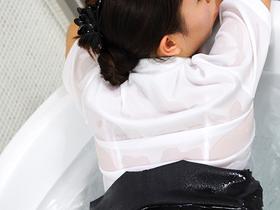 濡れるOLパンスト脚　サンプル画像13